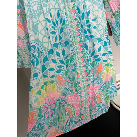 NEW Lilly Pulitzer Nevie Off-The-Shoulder Dress - Picture 3 of 6